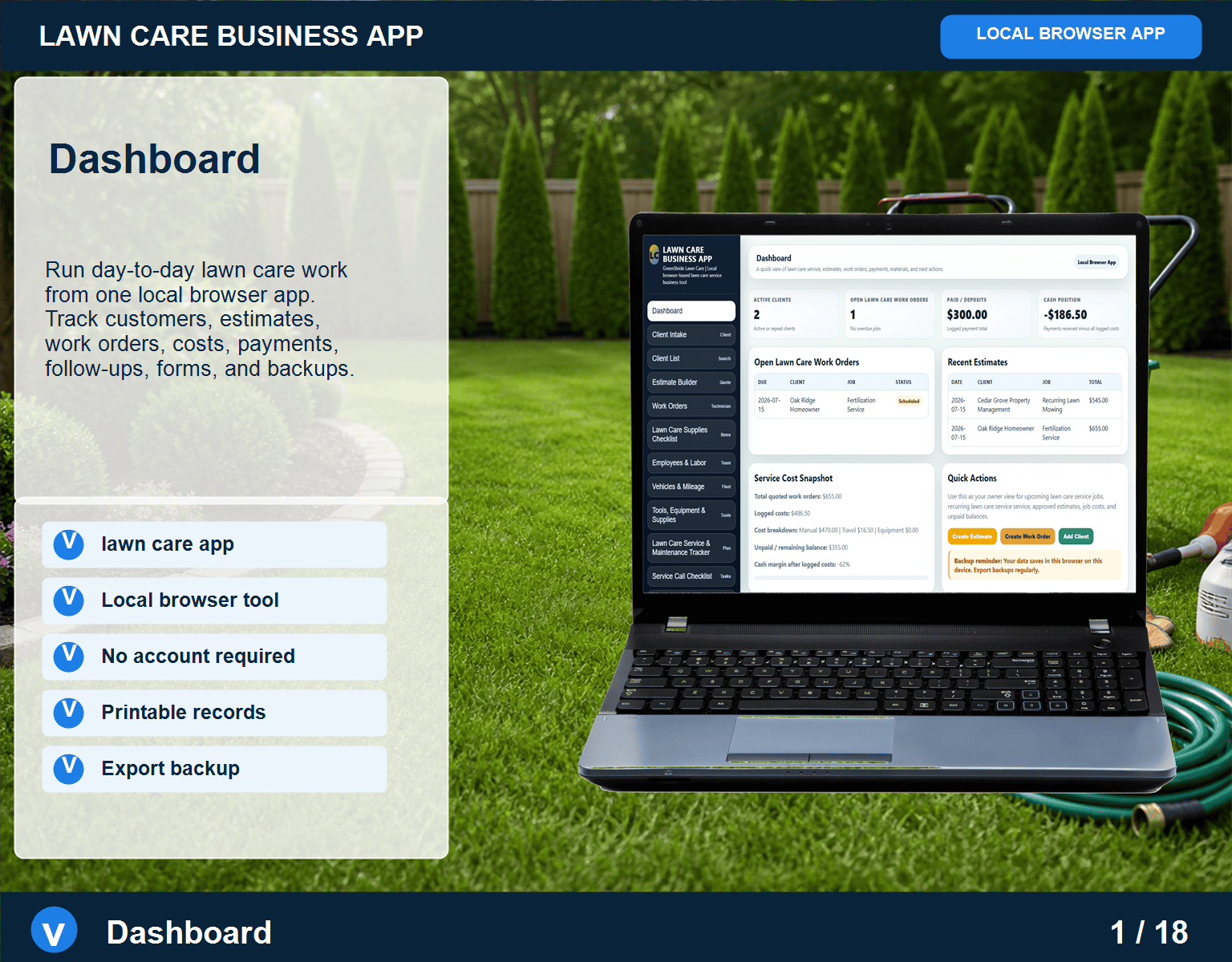 Lawn Care Business App — Browser-Based (image for) Lawn Care Business App — Browser-Based